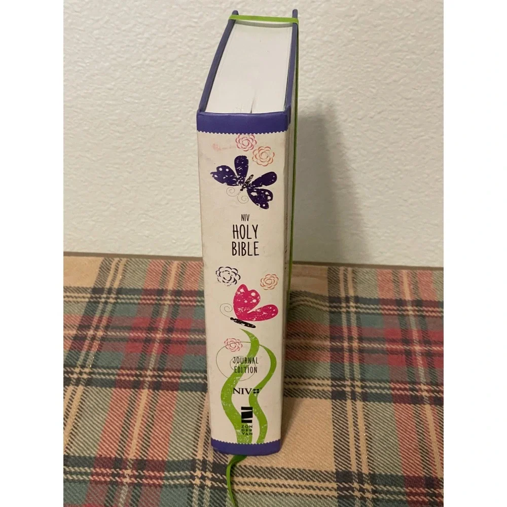 NIV Holy Bible For Girls My Journal Bible Purple With Elastic Closure Zondervan